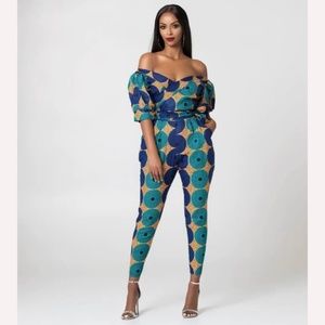 Ankara Print Jumpsuit